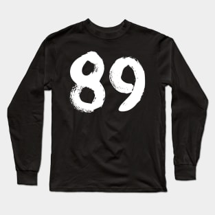 Number 89 Long Sleeve T-Shirt